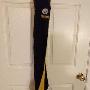 Steelers Black Yellow Reversible Infinity Scarf